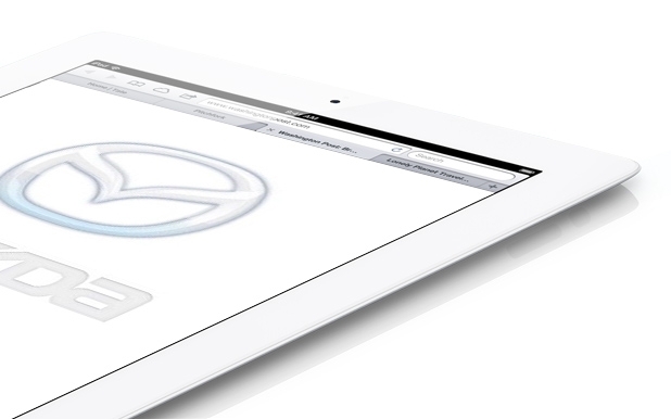 Mazda iPad application